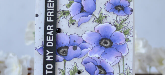 Lostinpaper - Penny Black - Poppy Gems - Altenew - Mega Greetings (card video) 1