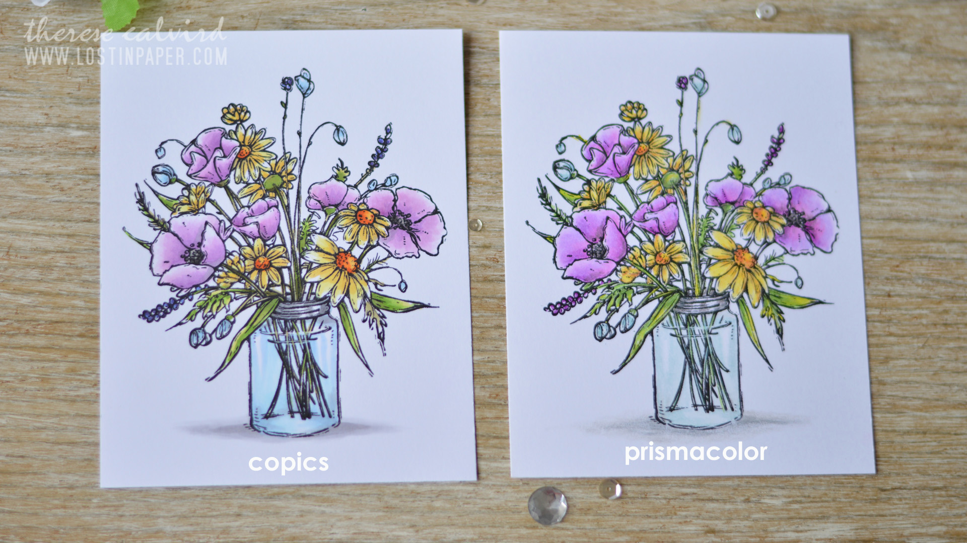 Lostinpaper - Penny Black - Vase Garden (card video) 2 copy