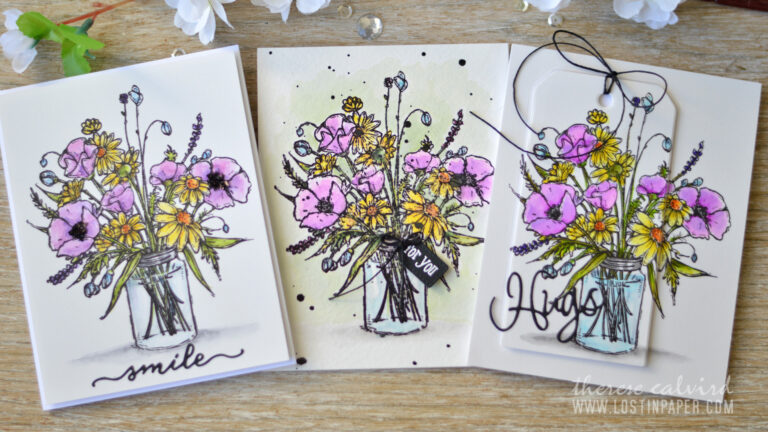 Lostinpaper - Penny Black - Vase Garden (card video) 2 copy