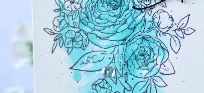 Lostinpaper - WPlus9 - Ranunculus - Altenew - Signature Word (card video) 1