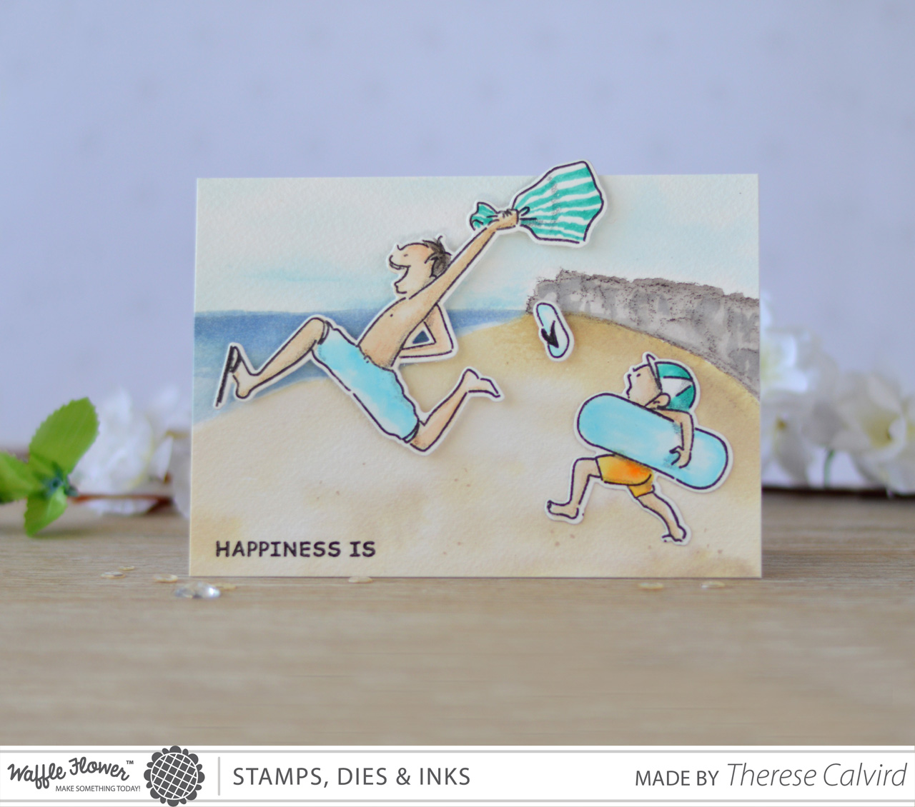 Sandy Toes - Rainbows - Therese Calvird (cards) 1 copy