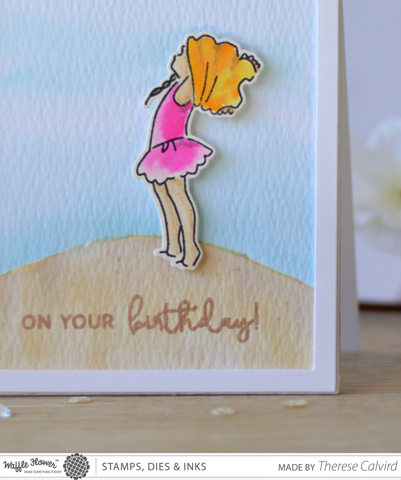 Sandy Toes - Rainbows - Therese Calvird (cards) 1 copy
