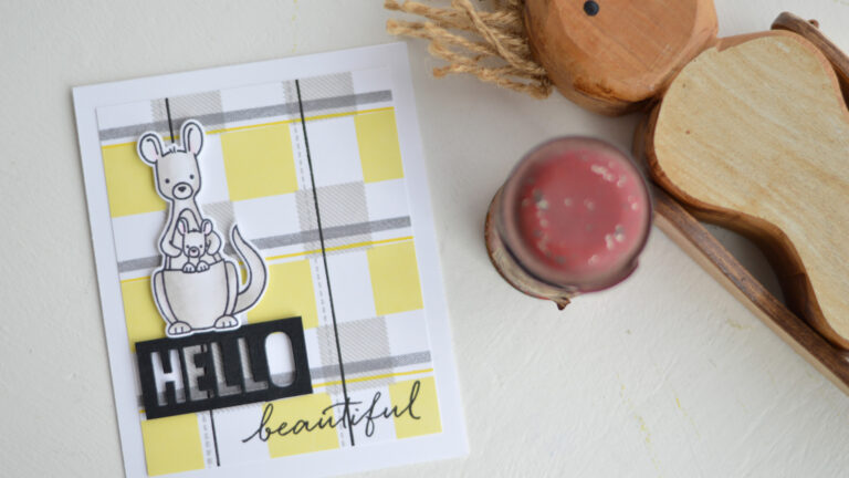 Lostinpaper - Plaid Maker - G'day Mate EBE (card video) 1