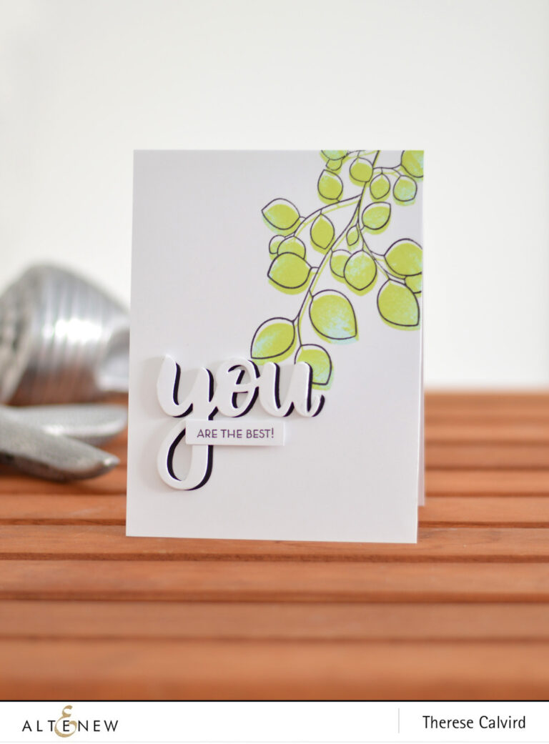Altenew - Leaf Canopy -Thinking of You - Therese Calvird (card video) 1 copy