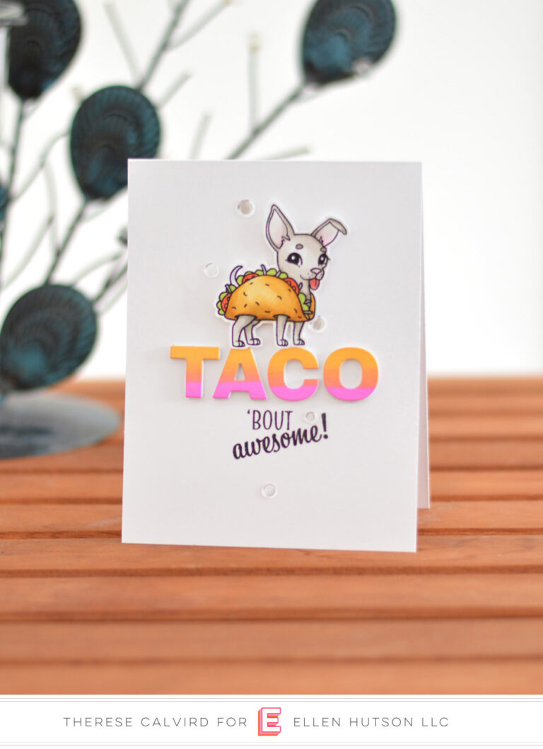 Lostinpaper - Ellen Hutson - Classic Block Alpha - Hero Arts - It's Fiesta Time (card video) 1 copy