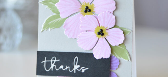 Altenew - BAF - Peony Blossom - Signature Words - Therese Calvird (card video) 1 copy