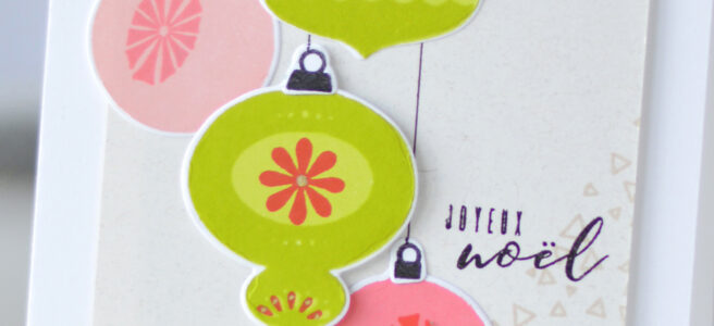 Altenew - Brilliant Baubles - Peace On Earth - Tiny Triangles -Therese Calvird (card) 1 copy