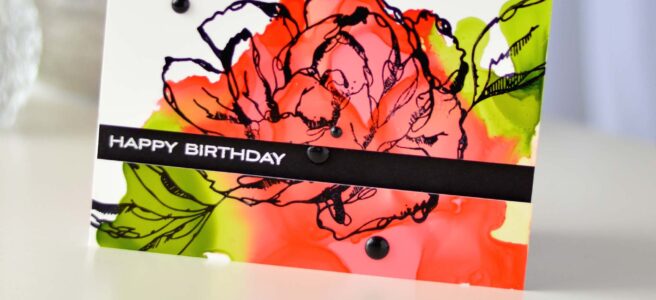Altenew - Inked Flora - Floral Garden - Therese Calvird (card video) 1 copy