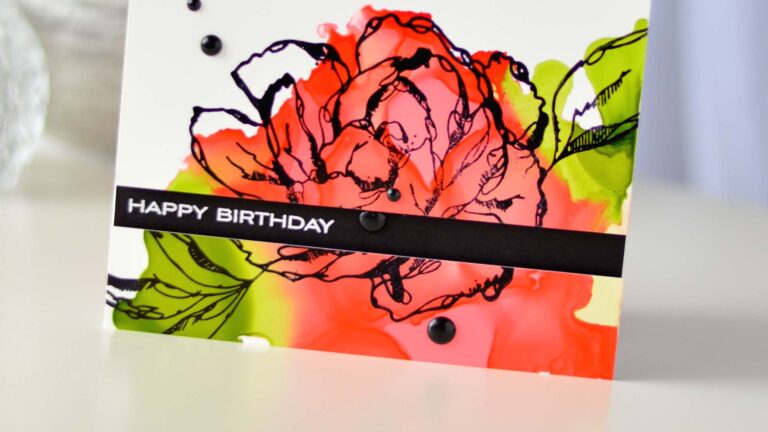 Altenew - Inked Flora - Floral Garden - Therese Calvird (card video) 1 copy