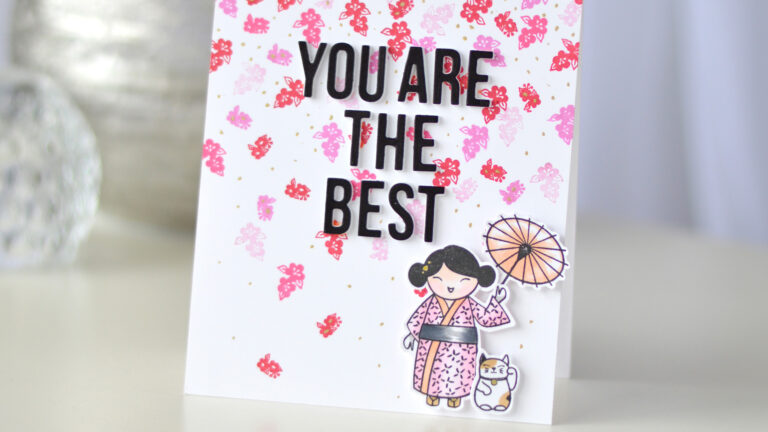 Lostinpaper - Ellen Hutson - So Matcha - Block Words (card video) 1 copy