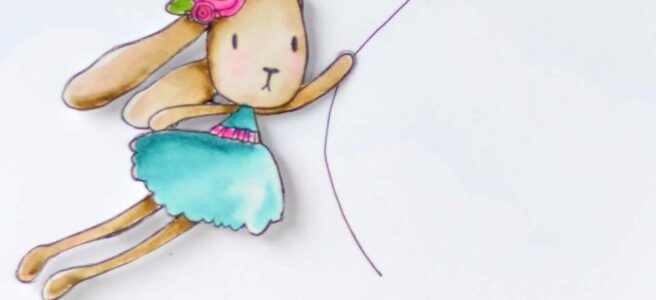 Lostinpaper - Uniquely Creative - Whimsy Bunnies - Concord & 9th - Altenew (card video) 1