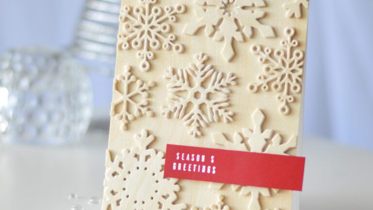 Altenew - Layered Snowflake Die - Festive Poinsettia - Therese Calvird (card video) (2) copy
