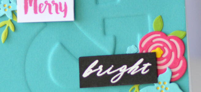 Altenew - Mega Ampersand - Layered Floral Elements - Therese Calvird (card video) 1 copy
