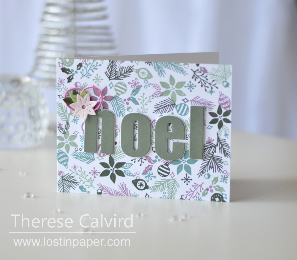 Lostinpaper - Concord & 9th - Deck The Halls - Holiday Cheer Tag - Altenew - Bold Alphabet Die (card video) 1