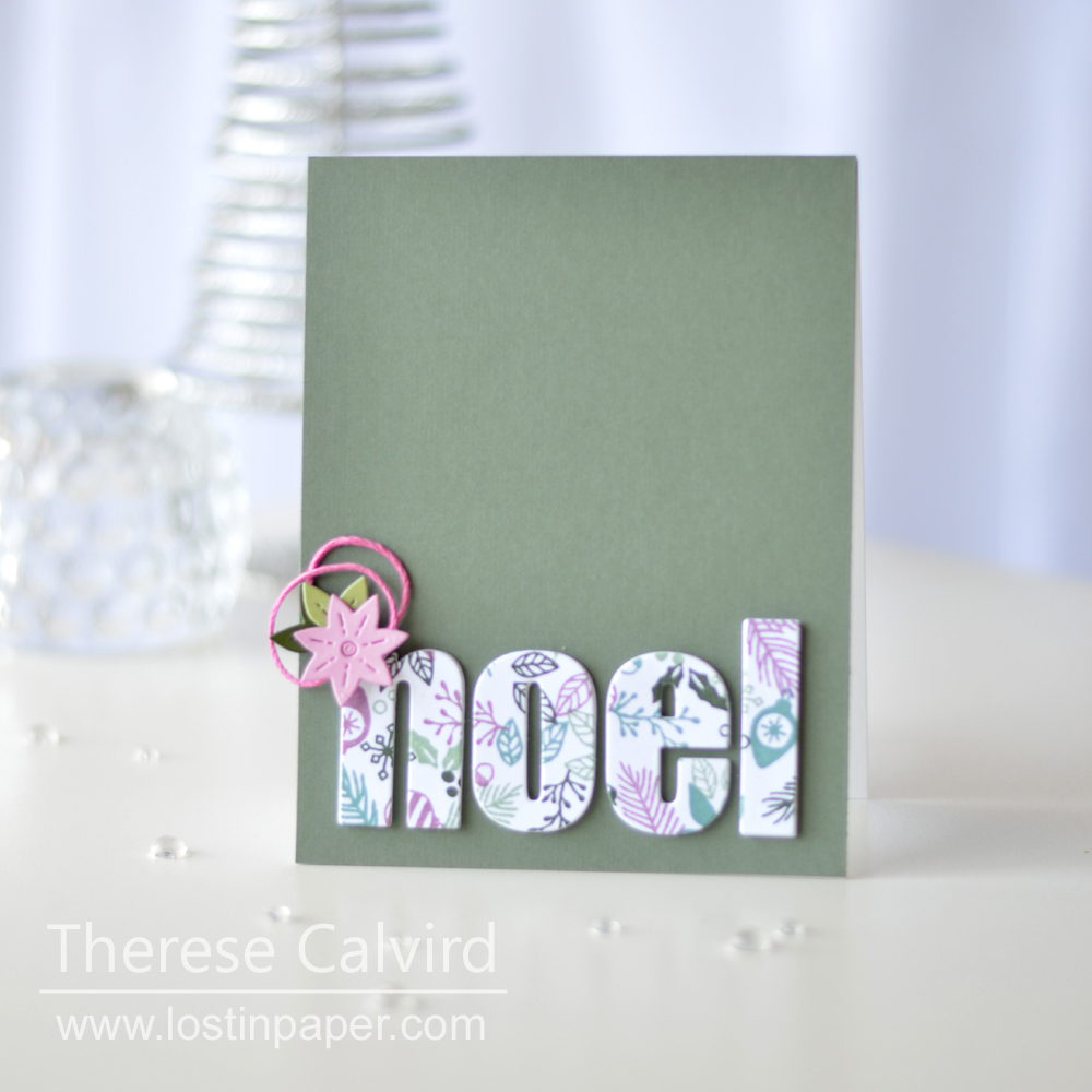 Lostinpaper - Concord & 9th - Deck The Halls - Holiday Cheer Tag - Altenew - Bold Alphabet Die (card video) 1