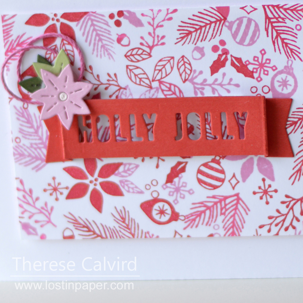 Lostinpaper - Concord & 9th - Deck The Halls - Holiday Cheer Tag - Holly Jolly Banner Dies (card video) 1
