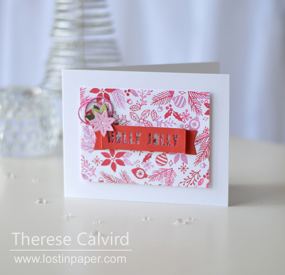 Lostinpaper - Concord & 9th - Deck The Halls - Holiday Cheer Tag - Holly Jolly Banner Dies (card video) 1