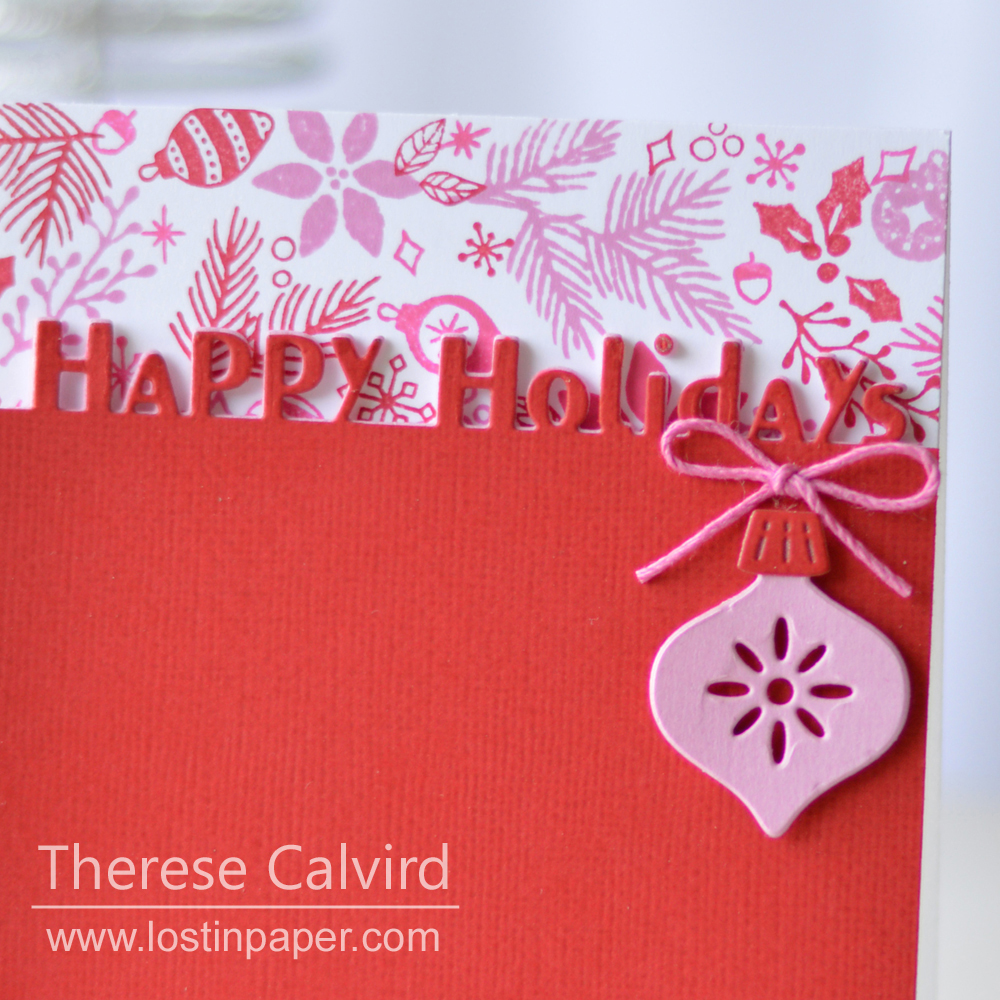Lostinpaper - Concord & 9th - Deck The Halls - Holiday Cheer Tag - Penny Black - Holiday Edgers (card video) 1