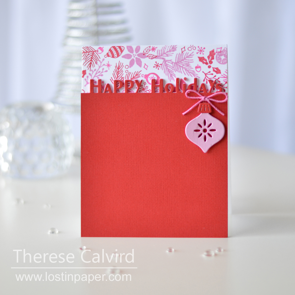 Lostinpaper - Concord & 9th - Deck The Halls - Holiday Cheer Tag - Penny Black - Holiday Edgers (card video) 1