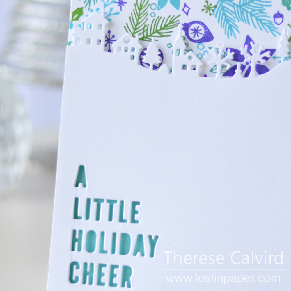 Lostinpaper - Concord & 9th - Deck The Halls - Holiday Cheer Tag - Penny Black - Winter Village (card video) 1