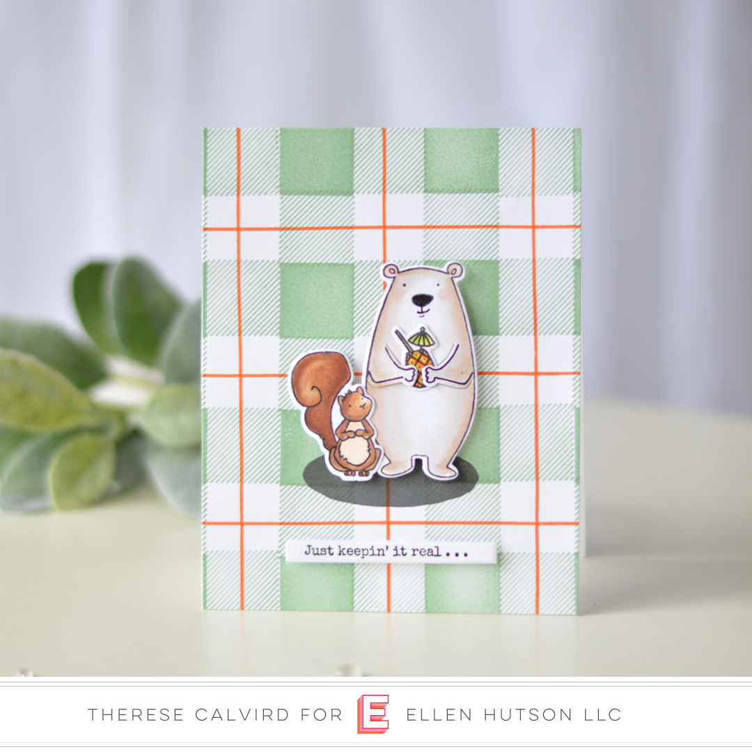 Lostinpaper - Ellen Hutson - All Inside - Plaid Maker (card video) 1 copy