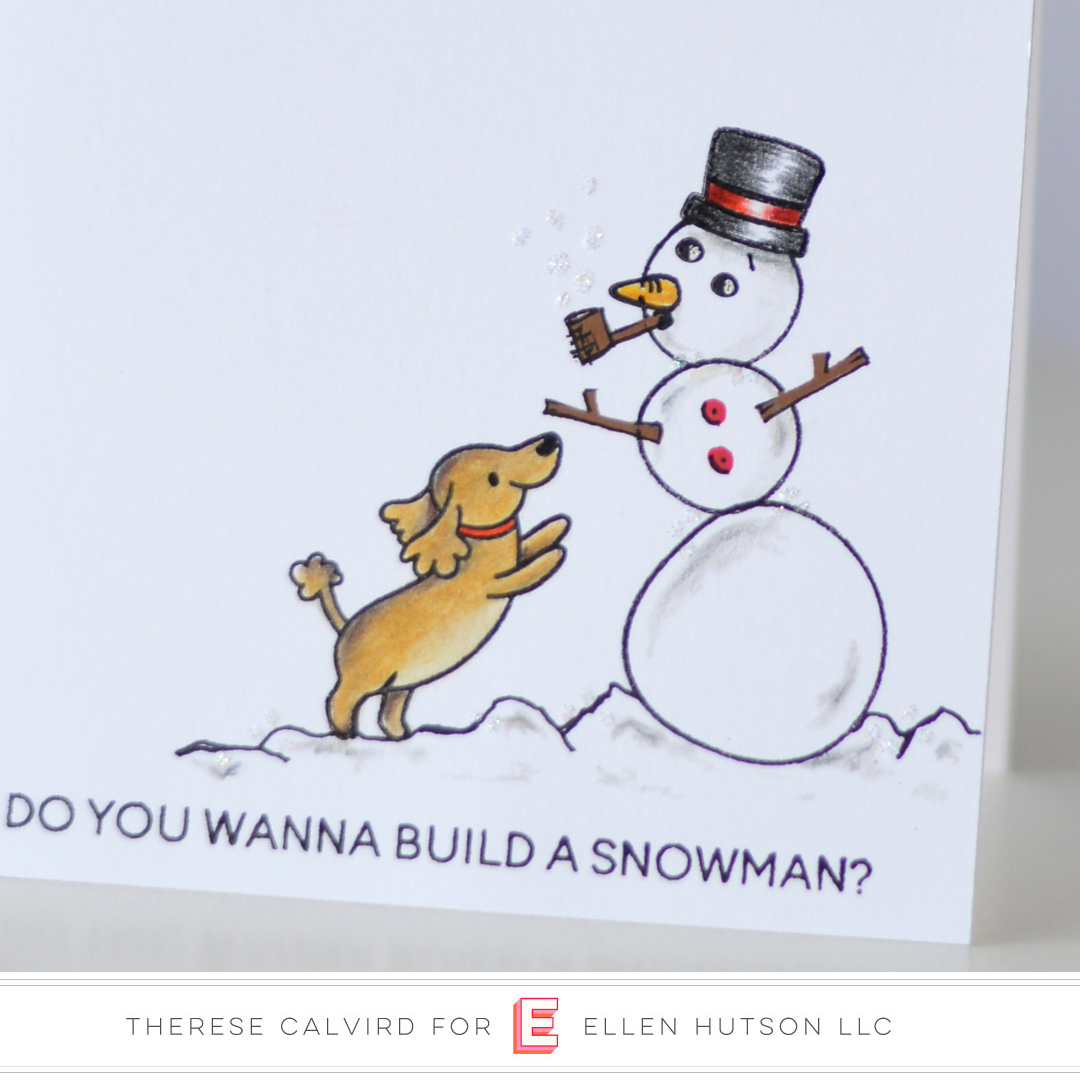 Lostinpaper - Heffy Doodle - Wanna Build a Snowman Yappy Happy Mail (card) 1 copy
