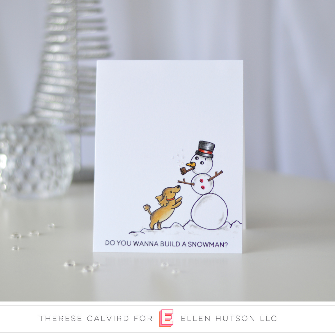 Lostinpaper - Heffy Doodle - Wanna Build a Snowman Yappy Happy Mail (card) 1 copy