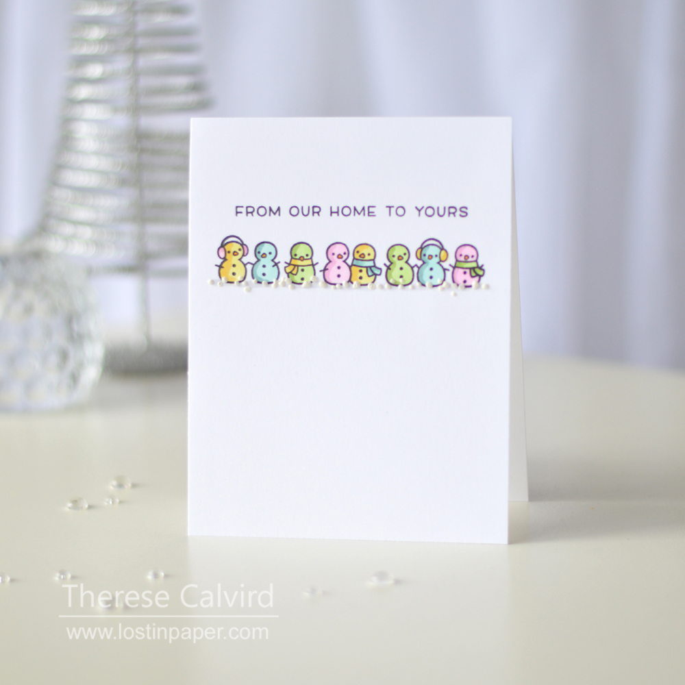 Lostinpaper - Lawn Fawn - Christmas Cards (card video) 7