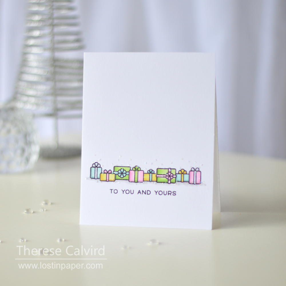 Lostinpaper - Lawn Fawn - Christmas Cards (card video) 7