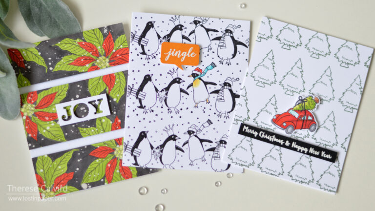 Lostinpaper - Penny Black Gimme 5 - Lining it Up for Christmas! (1)