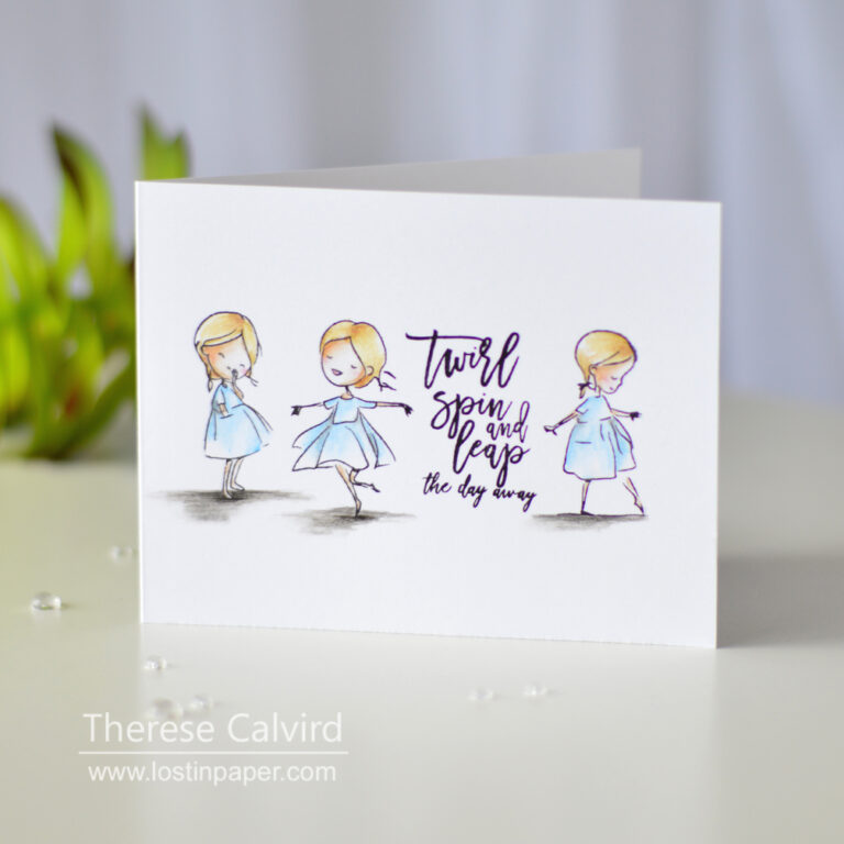 Lostinpaper - Picket Fence Studios - Inktense Pencils (card video) 1