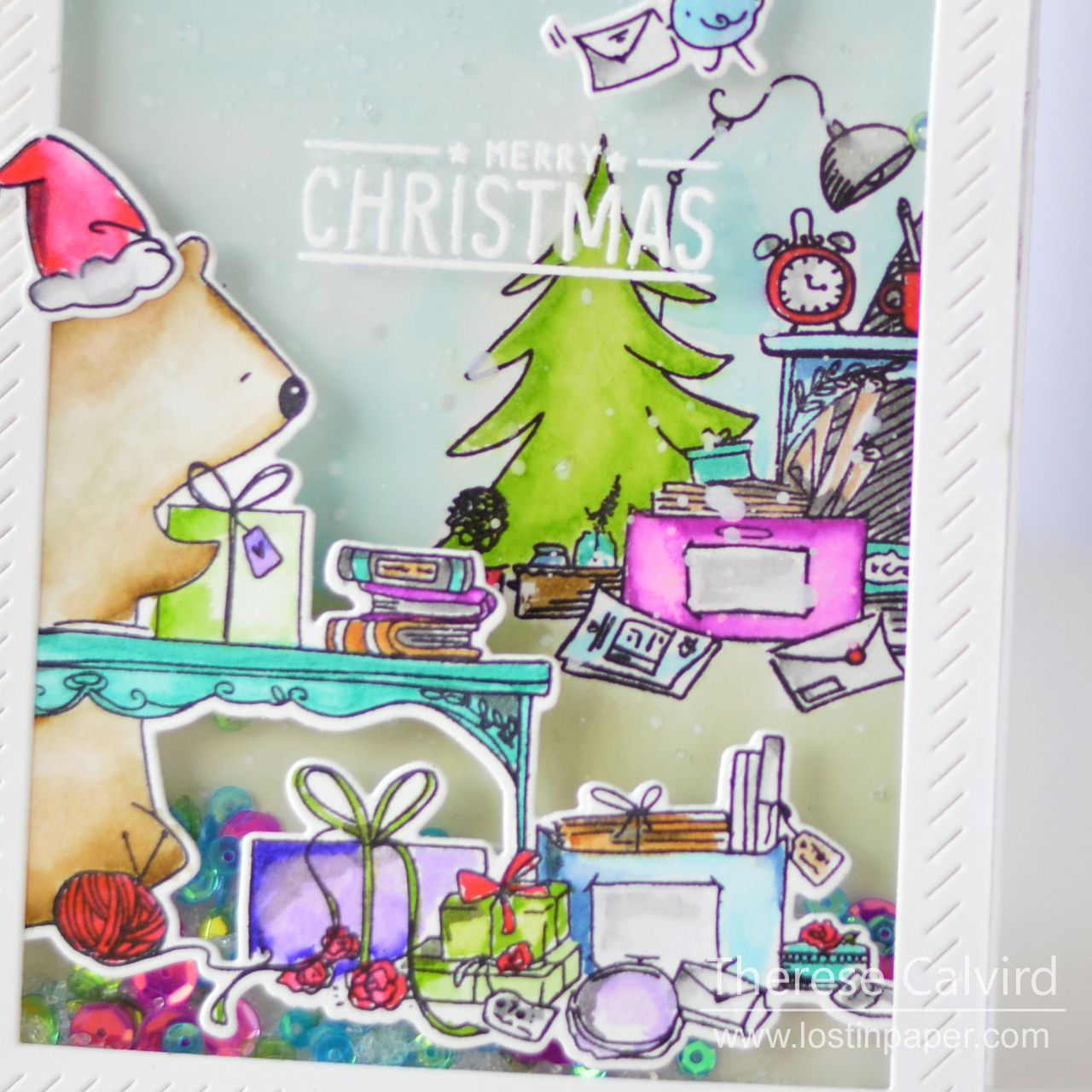 Lostinpaper - Waffle Flower - Holiday Thanks (card video) 1