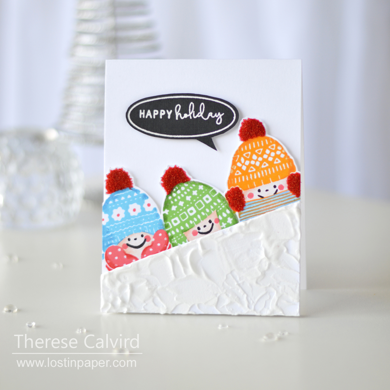 Lostinpaper - Waffle Flower - Winter Wishes (card) 1