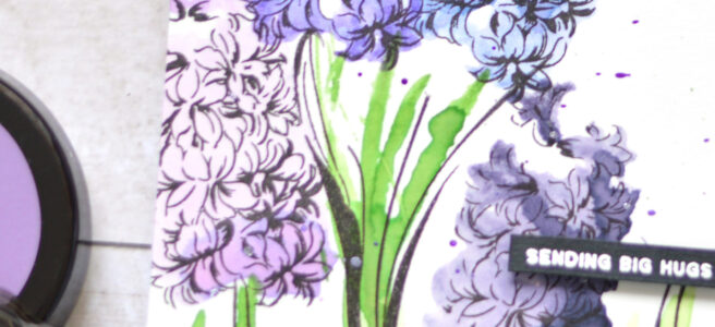 Altenew - BAF - Hyacinth - Flower Vine - Therese Calvird (card video) 1 copy