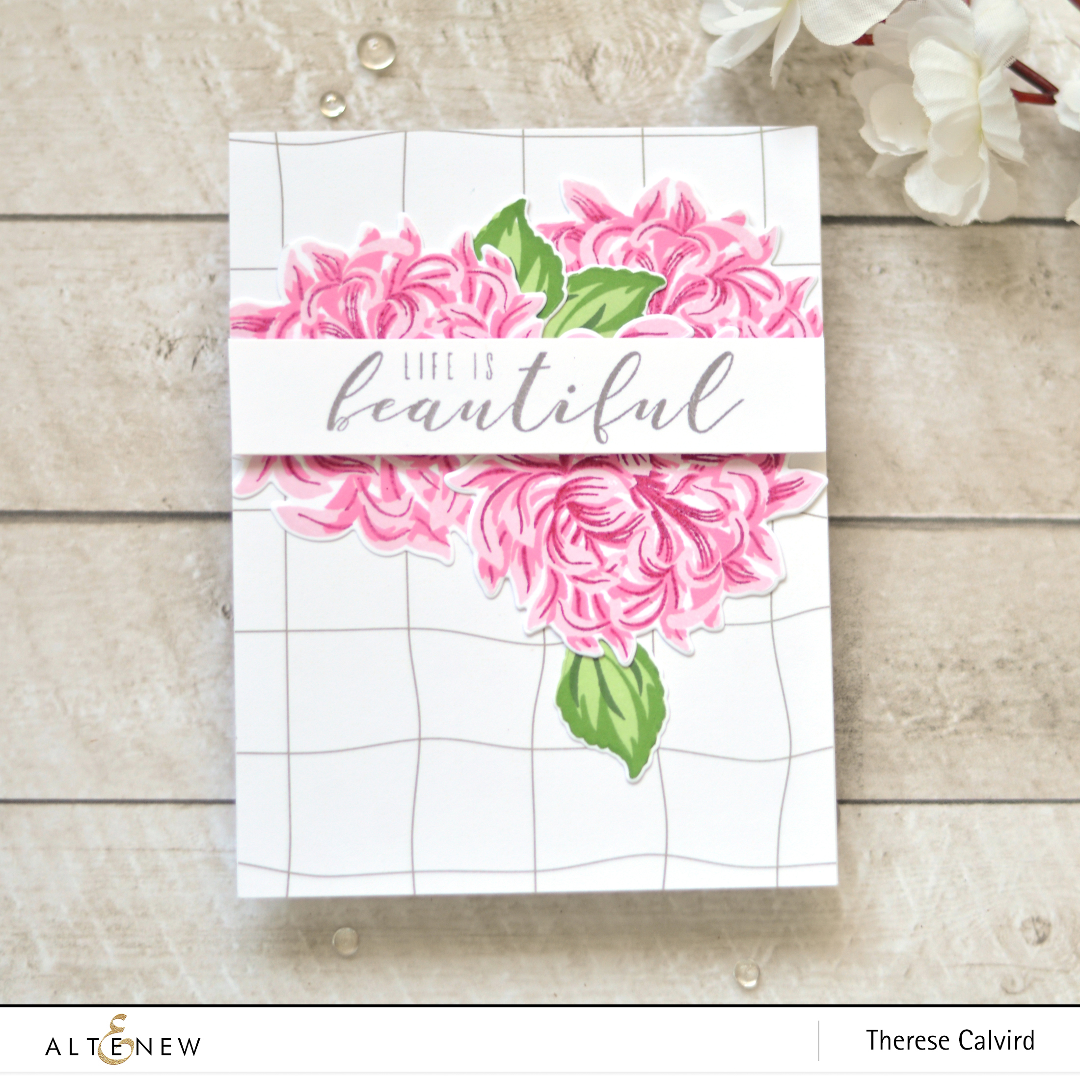 altenew - baf - japanese mum - more than words - therese calvird (card video) 1 copy