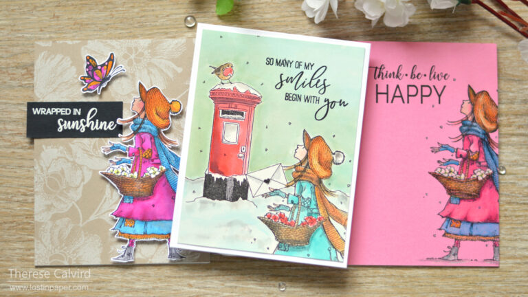 lostinpaper - gimme 5 penny black - christmas wishes 5 ways 12