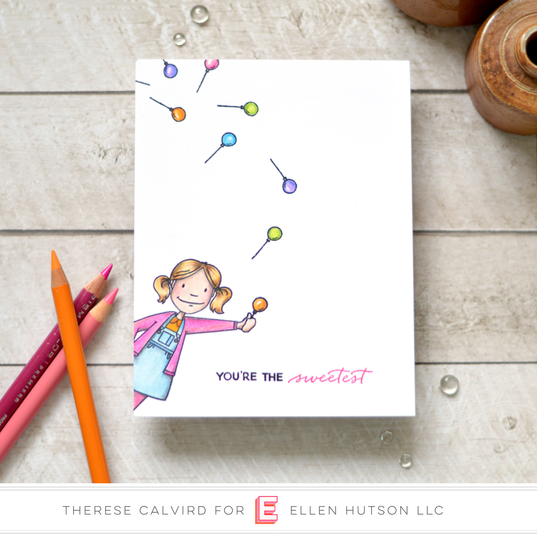 therese calvird - ellen hutson - little lady - totally random sayings vol 2 (card video) 1 copy