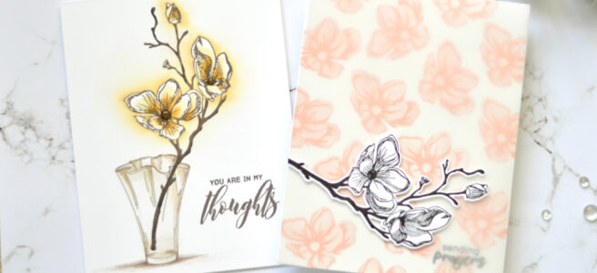 Altenew - Dotted Blooms Stamp Focus - Therese Calvird (Take 2 Card Video)