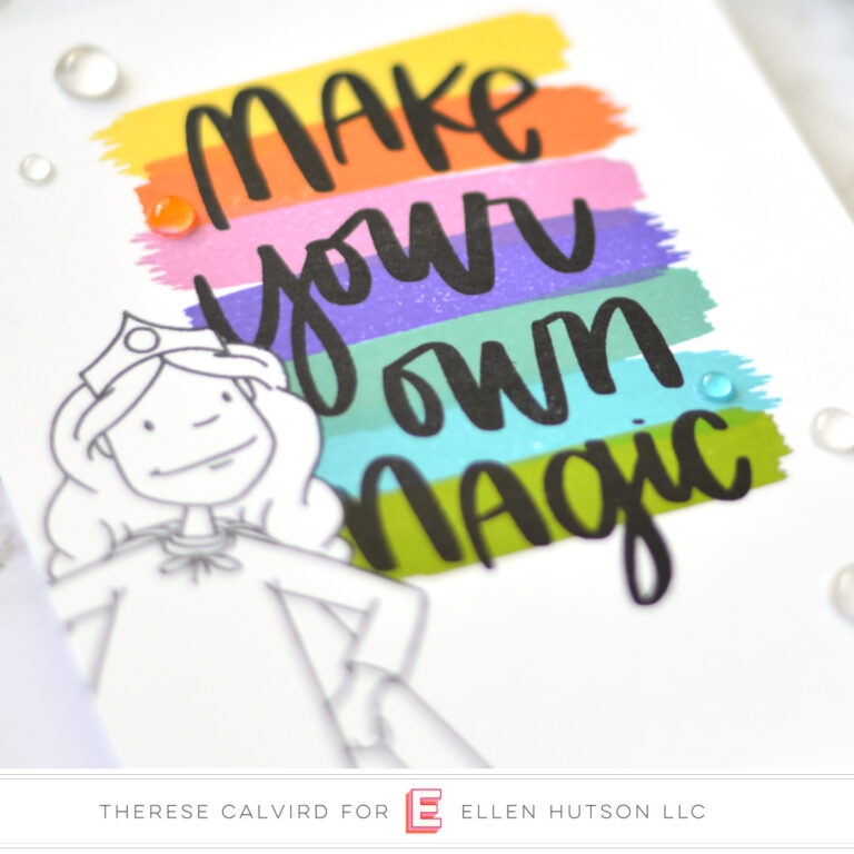Lostinpaper - Ellen Hutson - Everyday Hero Lady - Crafty Ladies Say (card) 1 copy