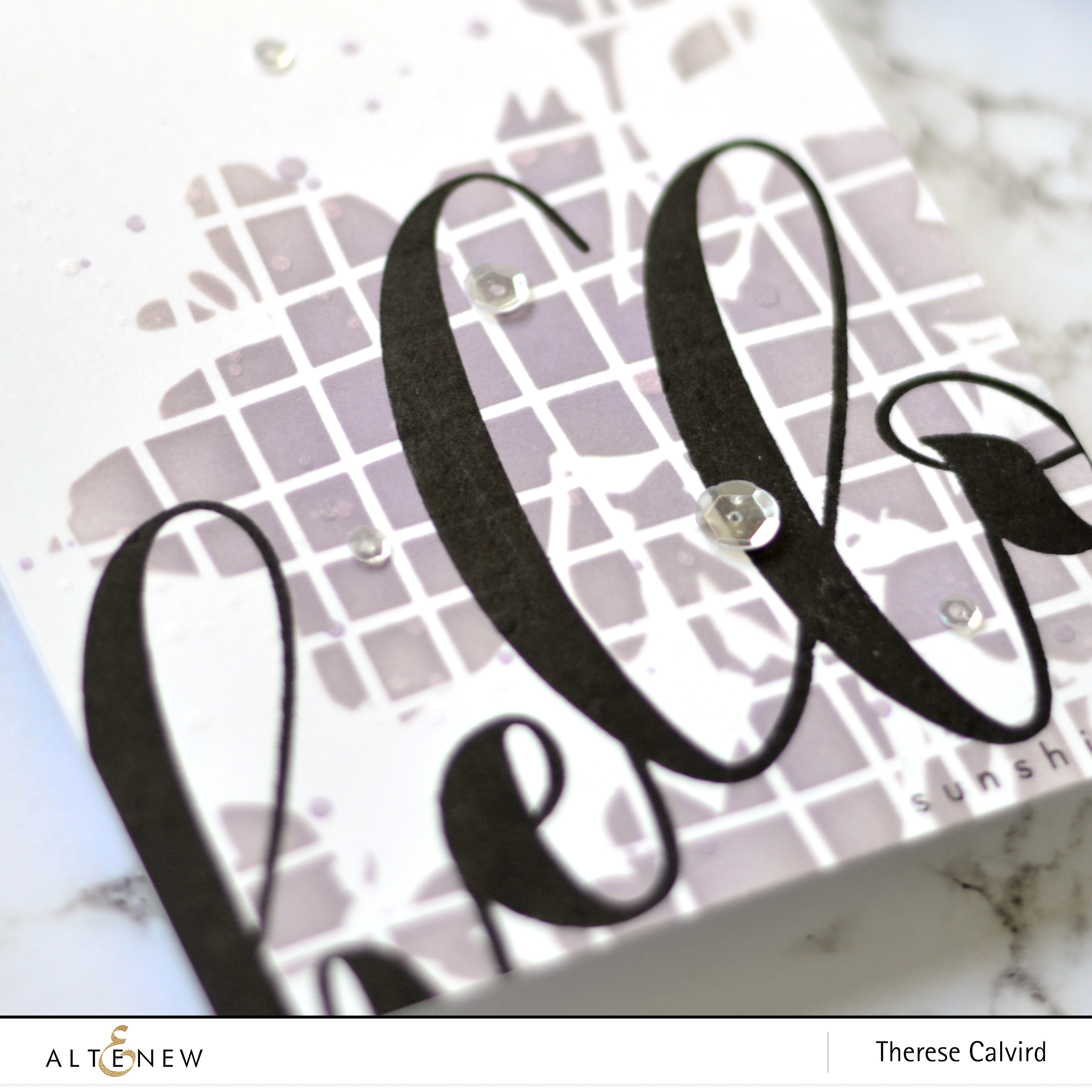 Altenew - Mega Greetings - Floral Drape - Wavy Grid - Take 2 with Therese (card video) (1) copy