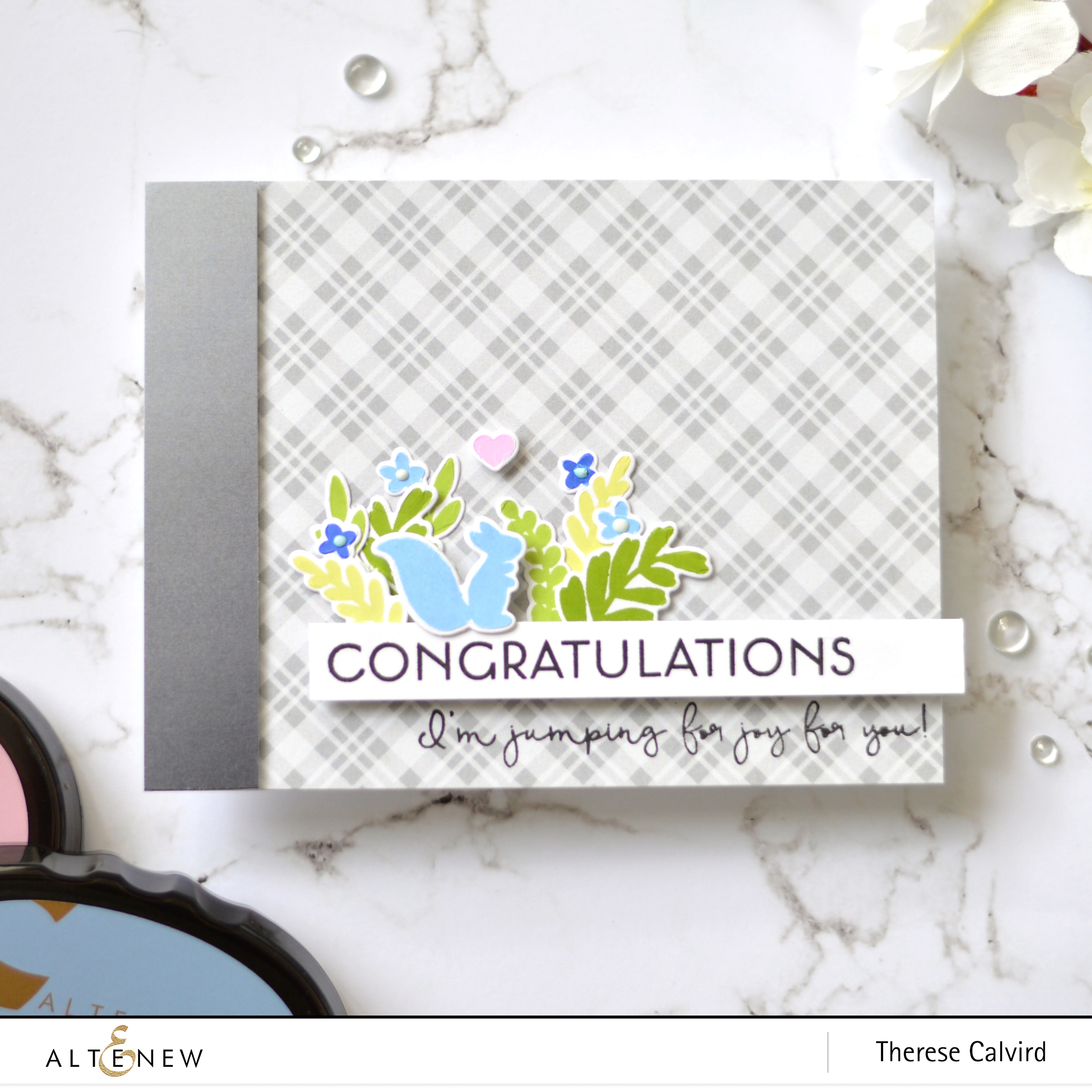 Altenew - Spring Fling - Rock Collection Paper Pack - Therese Calvird (card) 1 copy