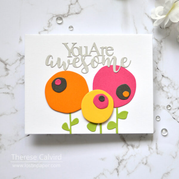 How to Make 5 Fun & Easy Abstract Flowers Cards - Gimme 5 Video!
