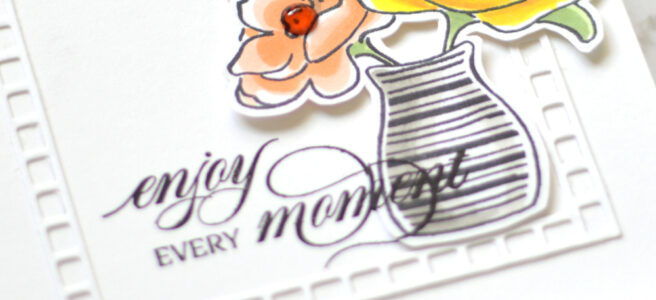 Lostinpaper - Penny Black - From the Garden (card) 1