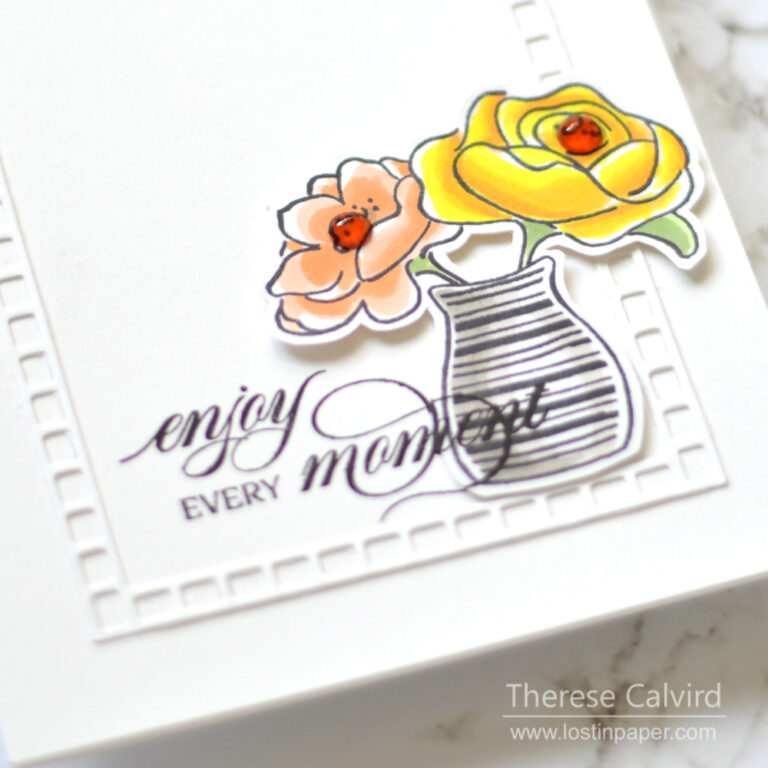 Lostinpaper - Penny Black - From the Garden (card) 1