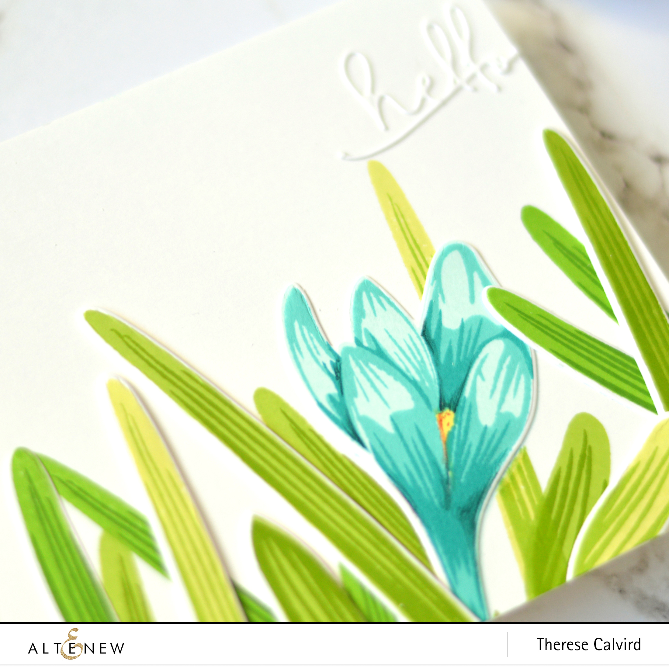 Altenew - BAF Crocus - Therese Calvird (card video) 1 copy