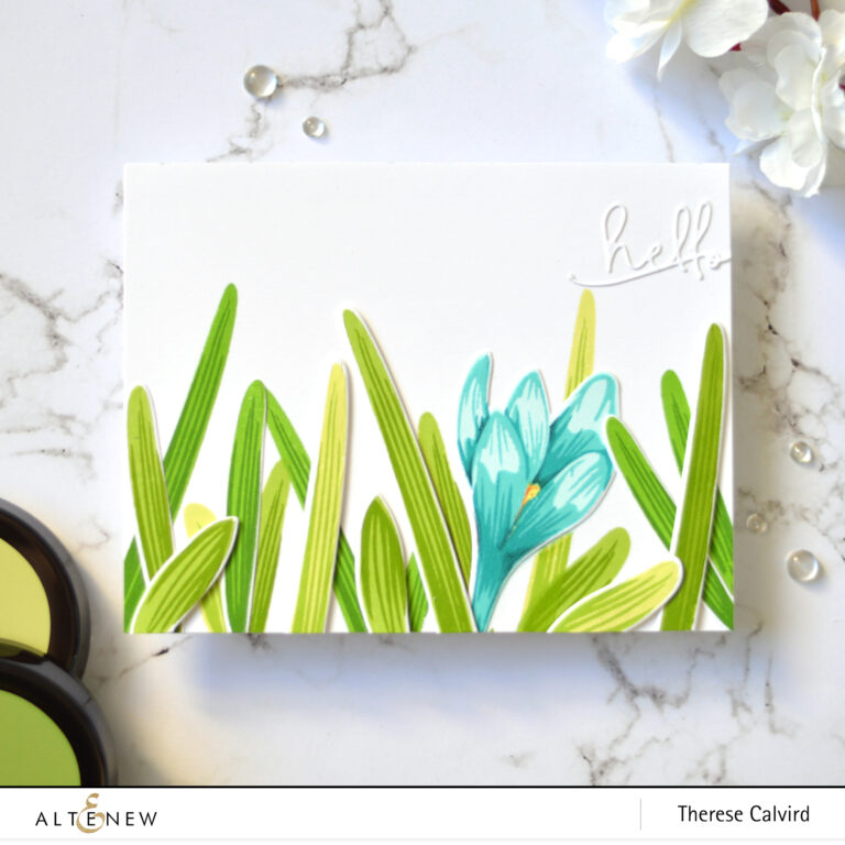 Altenew - BAF Crocus - Therese Calvird (card video) 1 copy