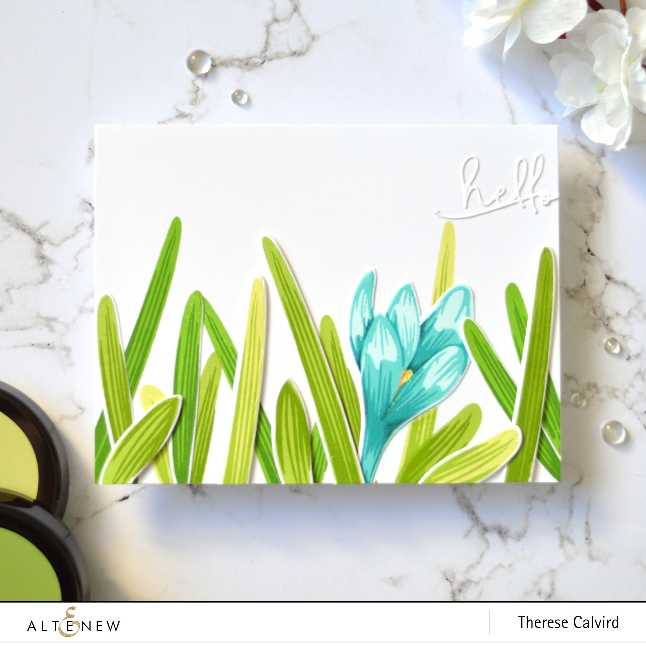 Altenew - BAF Crocus - Therese Calvird (card video) 1 copy