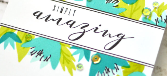 Altenew - Bright Blossoms - Painted Greetings - Therese Calvird (card video) 1 copy