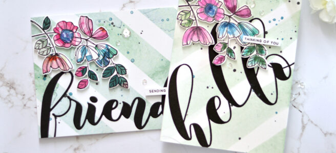 Altenew - Weekend Doodles - Mega Greetings - Take 2 With Therese (card video) 1 copy