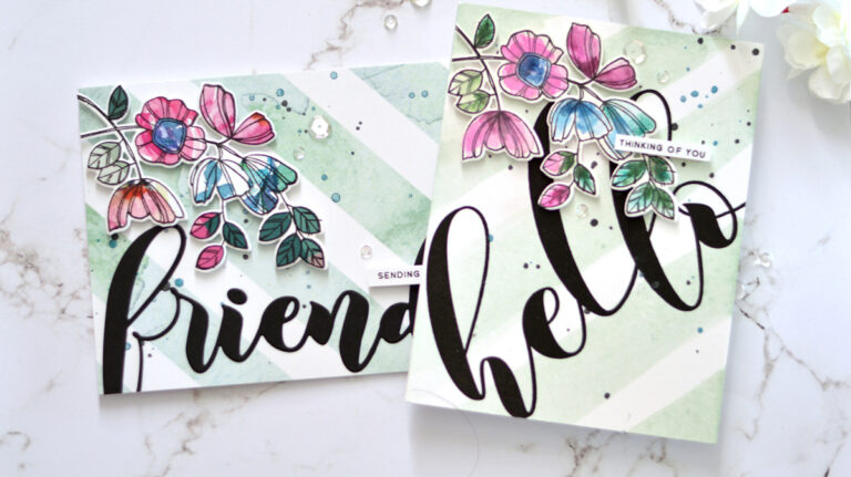 Altenew - Weekend Doodles - Mega Greetings - Take 2 With Therese (card video) 1 copy